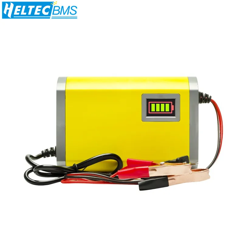 

Heltec 12V 24V 2A 6A 8A Lead Acid Battery Charger Full Automatic AGM VRLA GEL Motor Auto Charger With LCD Display AC 110V 220V