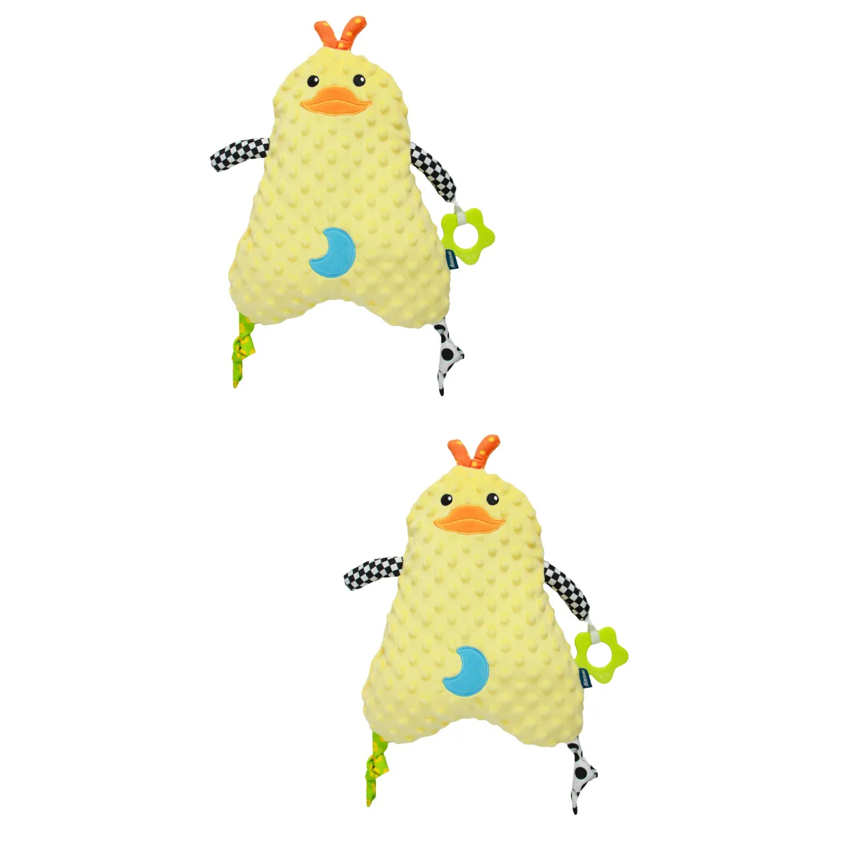 

2pcs Cartoon Soothing Towel Cartoon Animal Soother Towel for Toddler Newborn