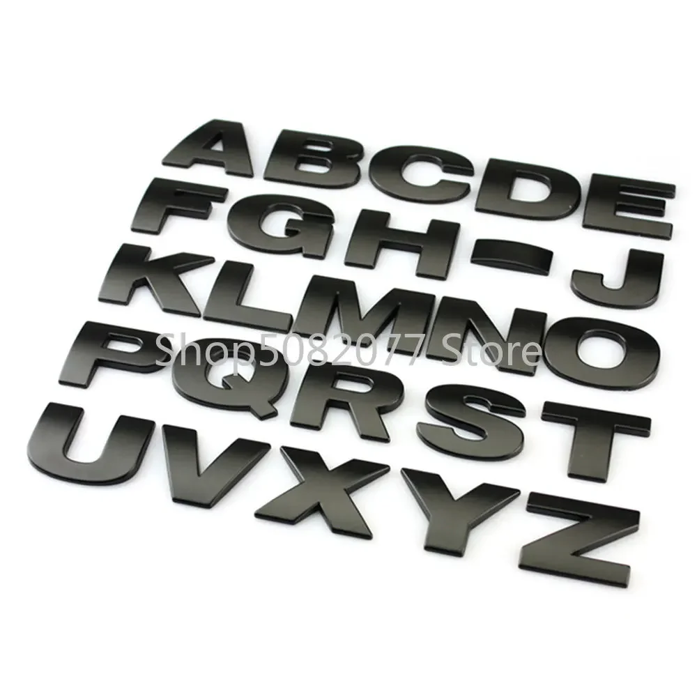 25 мм 30 DIY 26 букв 10 фотометаллическая Эмблема для всех автомобилей игра над