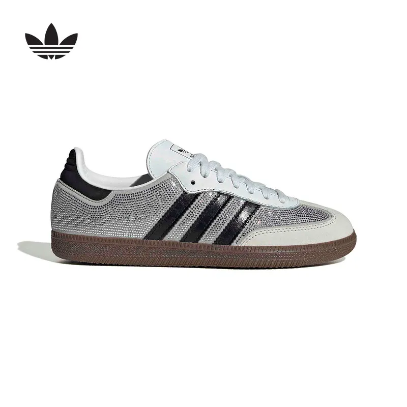 Фото Женские повседневные кроссовки Adidas Originals IH9055 2026 с технологией Cold Cement и резиновой подошвой, комфортные, белые №1