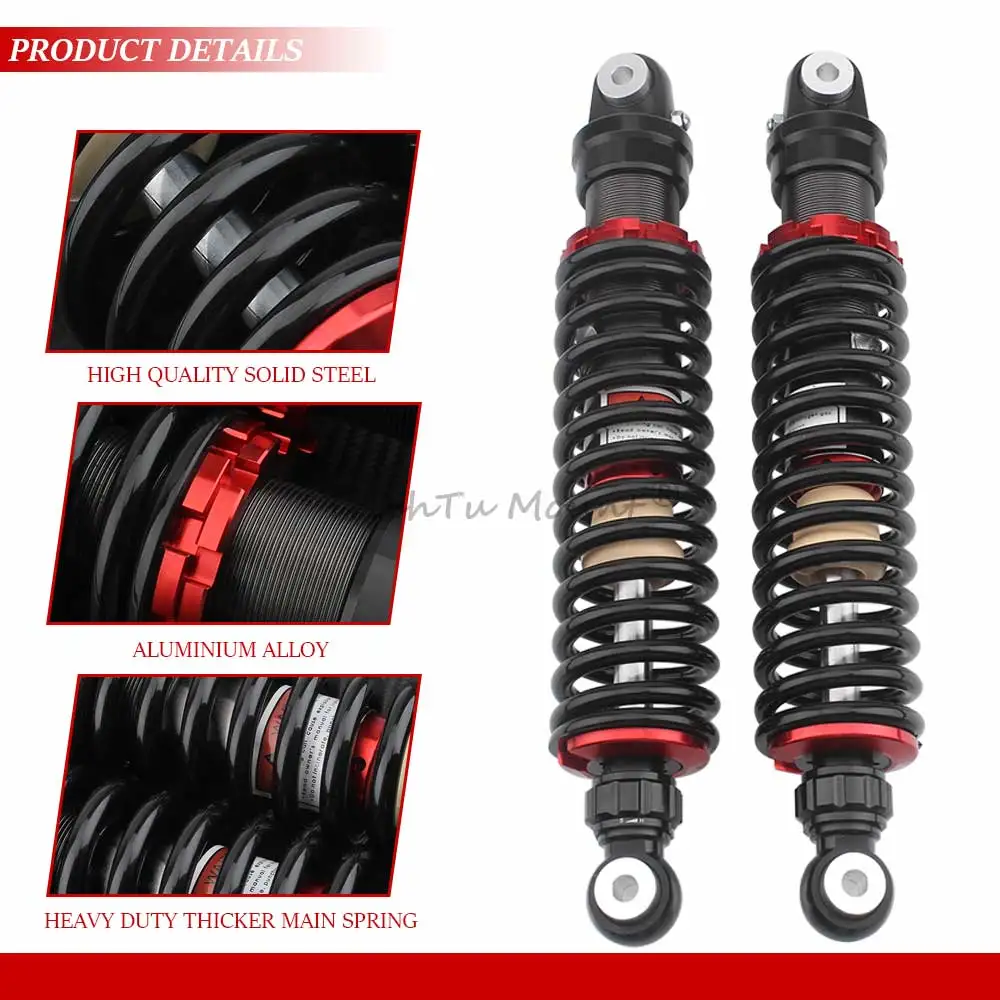 370 мм 400 передняя задняя подвеска пружинные регулируемые воздушные амортизаторы