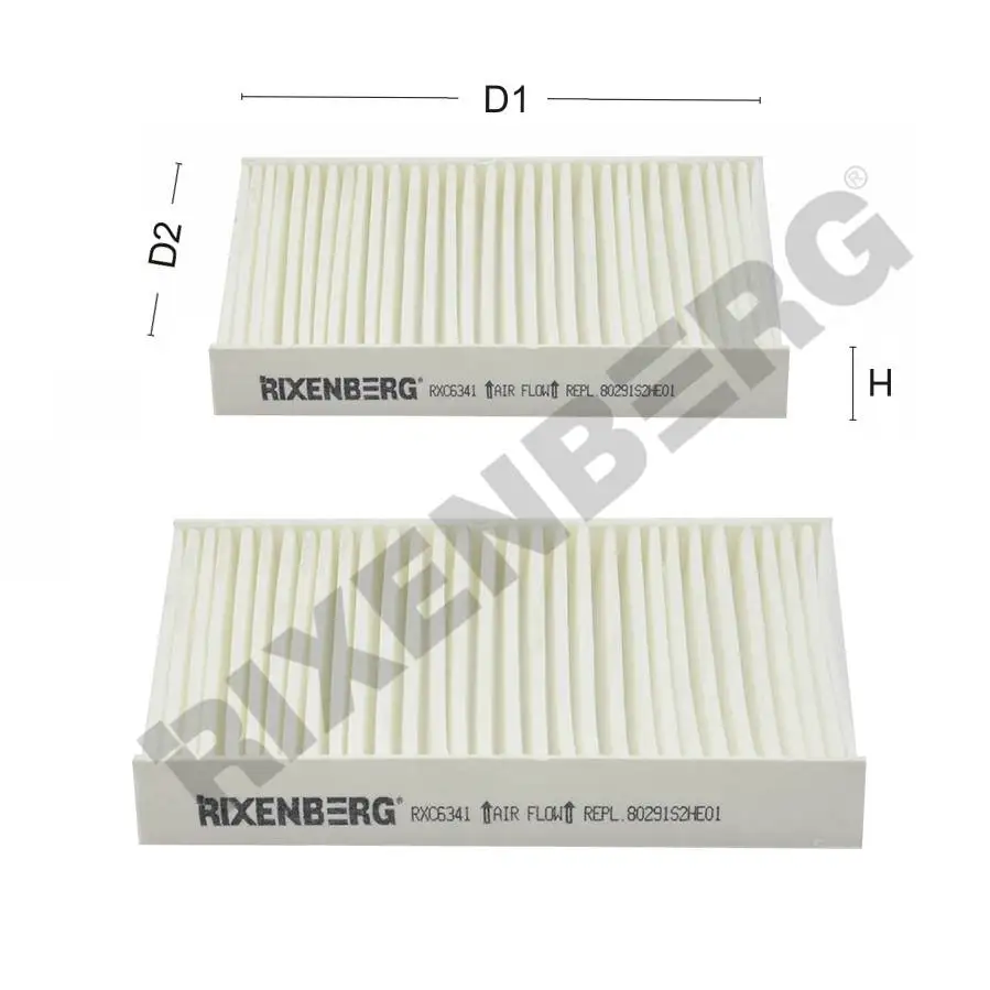 

CABIN FILTER FILTER FOR HONDA HR-V 1.6 16V (1999) doubled