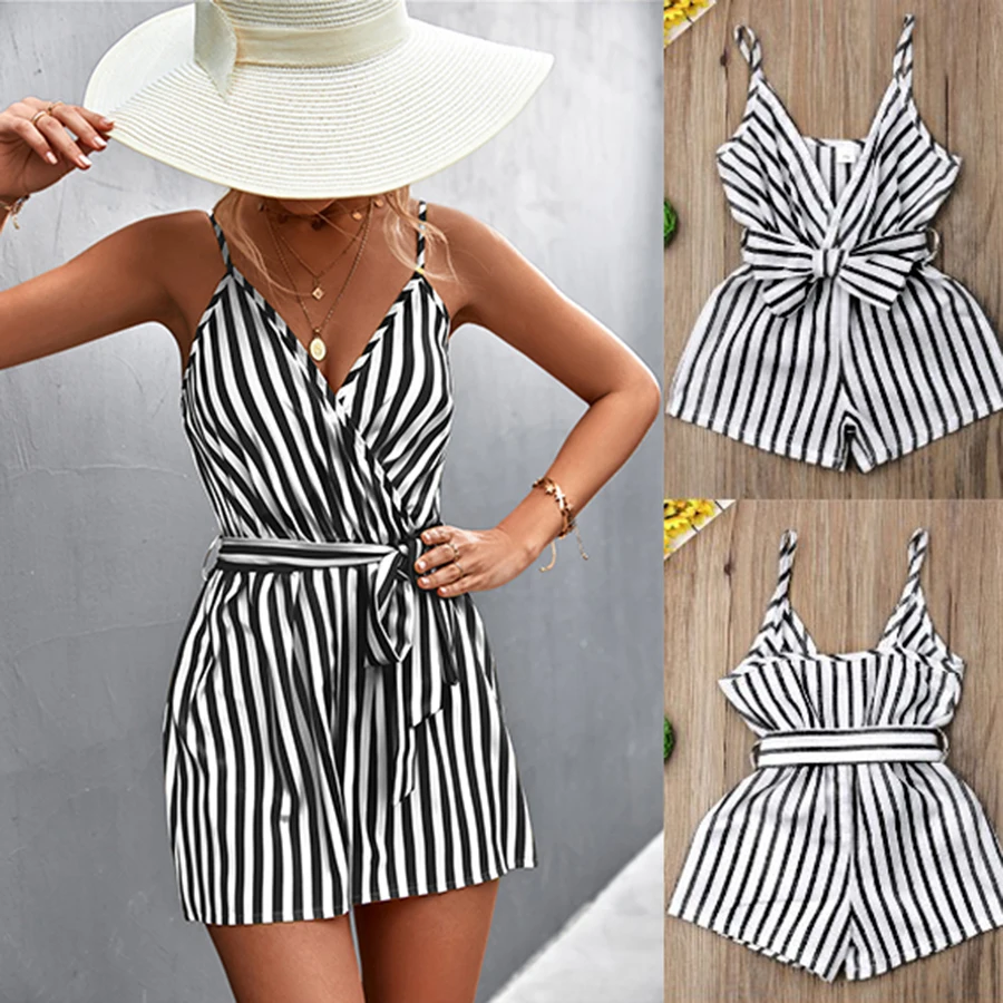 

Family Matching Clothes Striped Mother Daughter Dresses Short Sleeve Girl Big Sister Mother Kids Matching Family Clothes