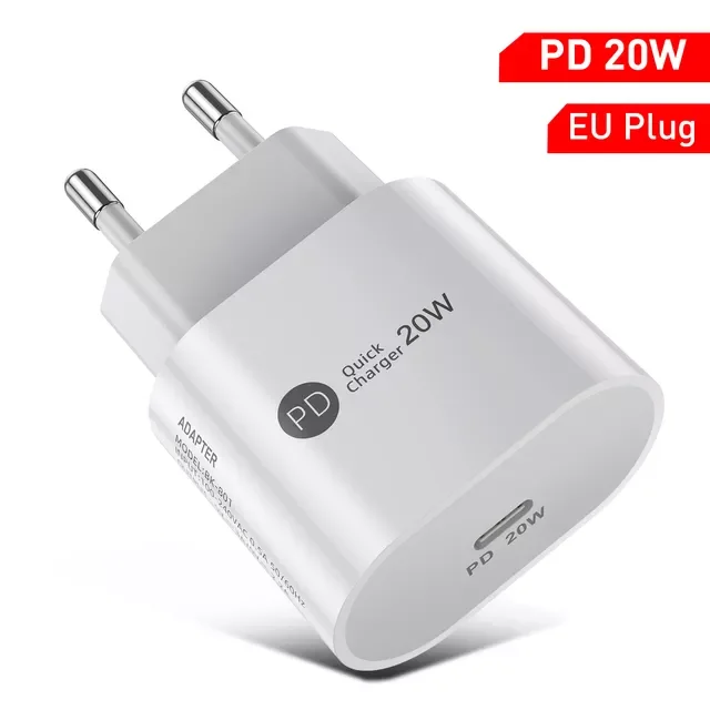 

20W USB C Charger For iPhone 12 Pro Max Type C PD 3.0 Fast Charging Portable Phone Charger For iPhone 13 11