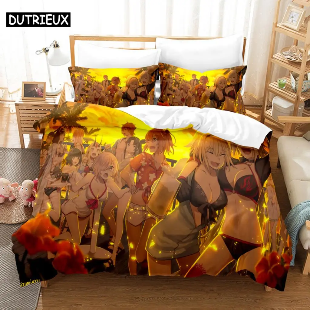 

Комплект постельного белья Nekopara с 3D рисунком, пододеяльник для сексуальной девушки, комплект из двух предметов с рисунком, наволочка для односпальной кровати и двуспальной кровати, Лидер продаж, под заказ