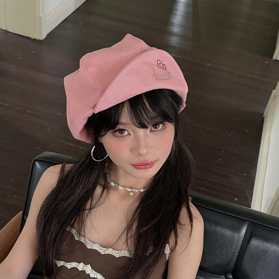 Аксессуары для волос в стиле ретро с милым мультяшным котиком