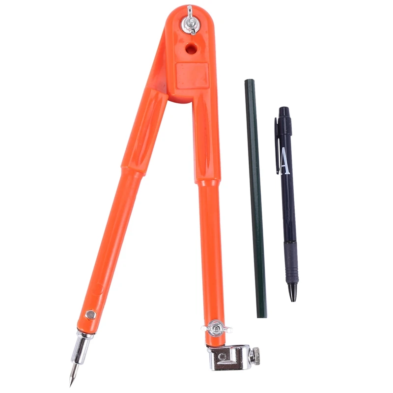 

Carpenter Precision Pencil Compasses Large Diameter Adjustable Dividers Marking And Scribing Compass For Woodworking