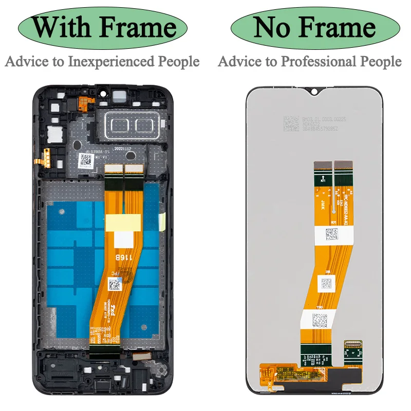 Фото SM-A042F A042M A042F/DS A042M/DS Премиум ЖК-дисплей для Samsung Galaxy A04E Дисплей Сенсорный экран Дигитайзер Панель в сборе для SM A042 №2