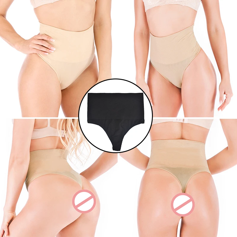 

New Women Slimming Panties Body Shaper High Waist Thong Belly Control Panties Waist Trainer Butt Lifter Underwear Lingerie