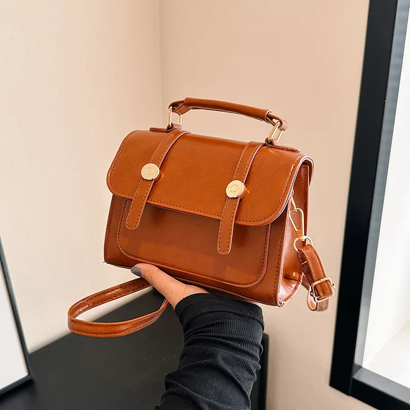 

Texture Autumn and Winter 2023 New Popular Western Style Pendant Casual Fashion Slung Hand Bill of Lading Shoulder Small Handbag