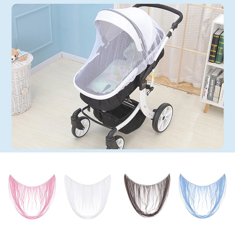 

Baby Stroller Accessories Mosquito Shield Net Pushchair Insect Mesh Safe Infant Protection Mosquito Net 150cm Summer Pram Cover