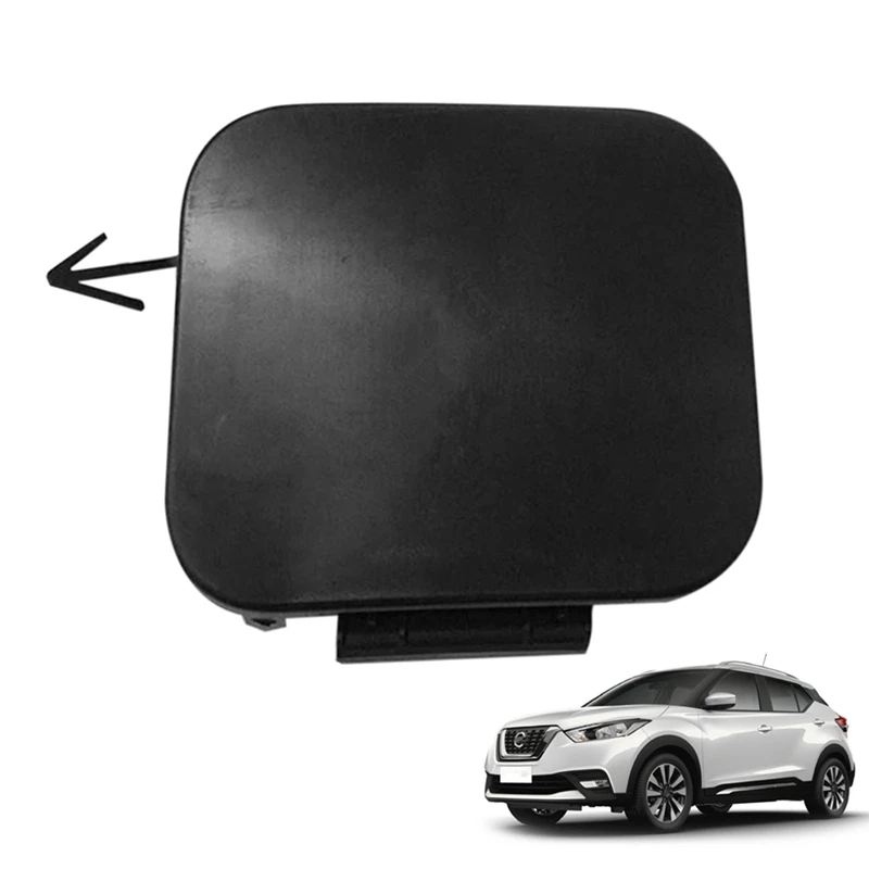 

Car Front Bumper Tow Hook Cover Cap Towing Hole Lid Trailer Trim Cap For Nissan Kicks 2017 2018 2019