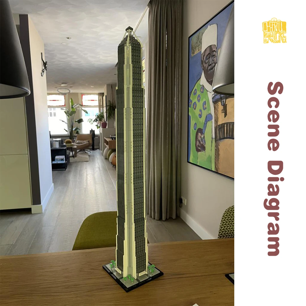 Справочный международный финансовый центр 1:800 модель с PDF-рисунком строительные