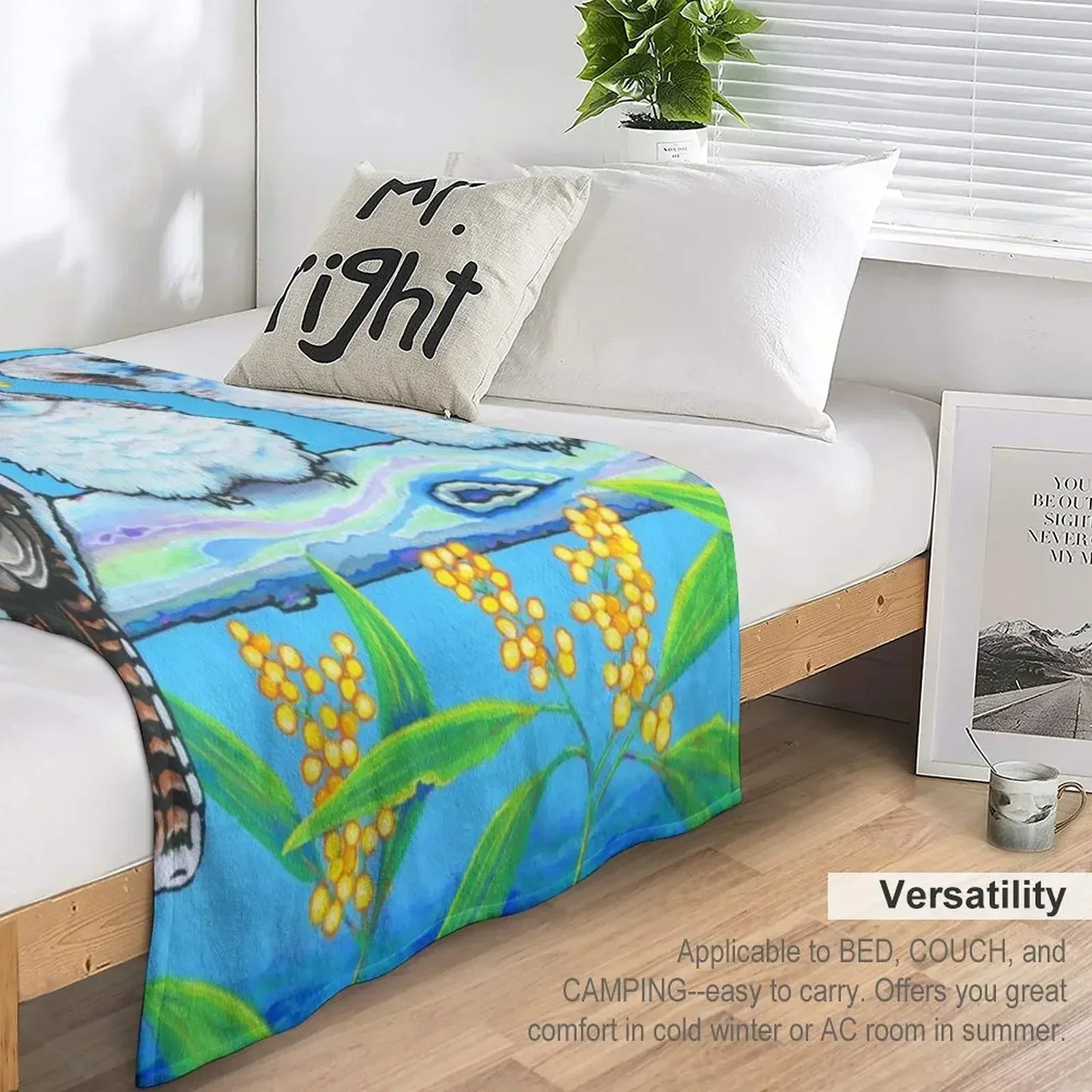 Одеяло Kindred Kookaburras идеи подарков на день Святого Валентина роскошные утолщенные