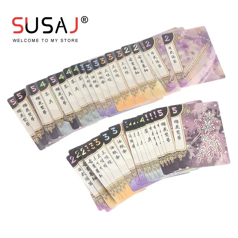 

Настольная игра Hanamikoji, карточные игры для сотрудничества, легко играть, забавная вечерние, Семейная Игра родителей и детей, Прямая поставка