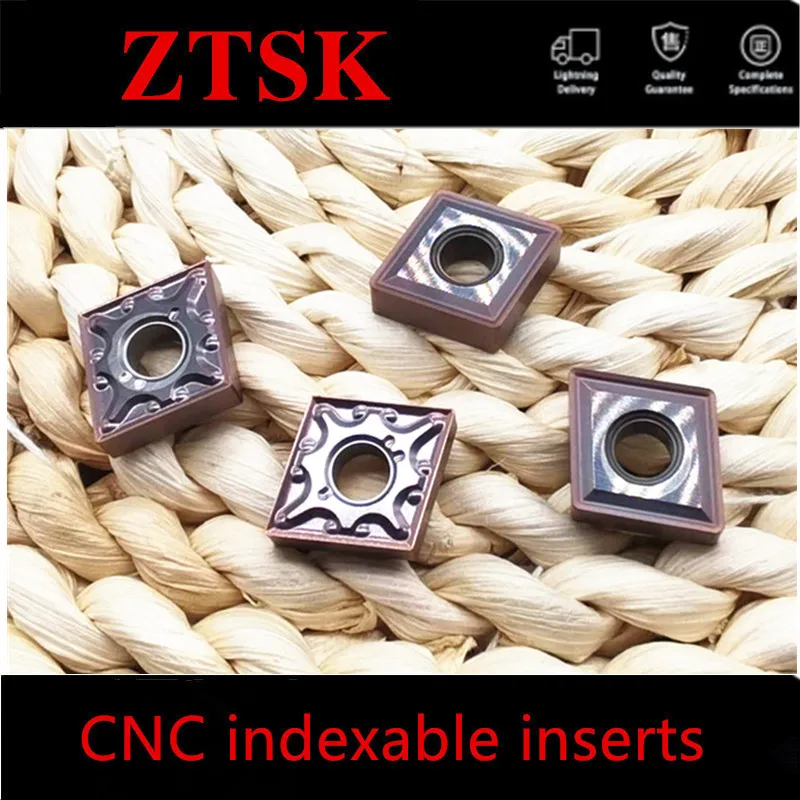 

10PCS CNMG120404 120408 MA CNMG120404-MS CNMG120408 Carbide inserts High quality imported coating Suitable for stainless steel