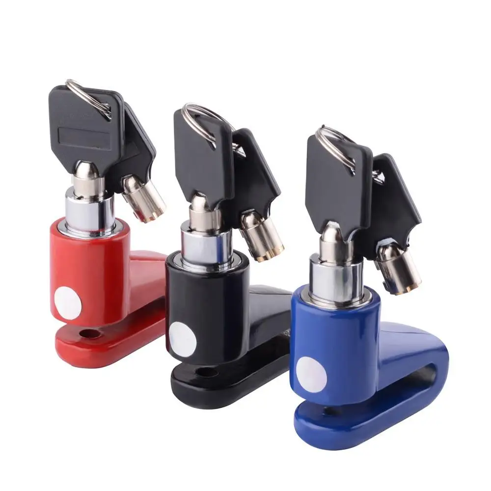

Motorcycle Lock Disc Brake Alarm Lock Safety Protection Padlock Anti-theft U-shaped Safety Lock With Bracket Keys For Bicycle