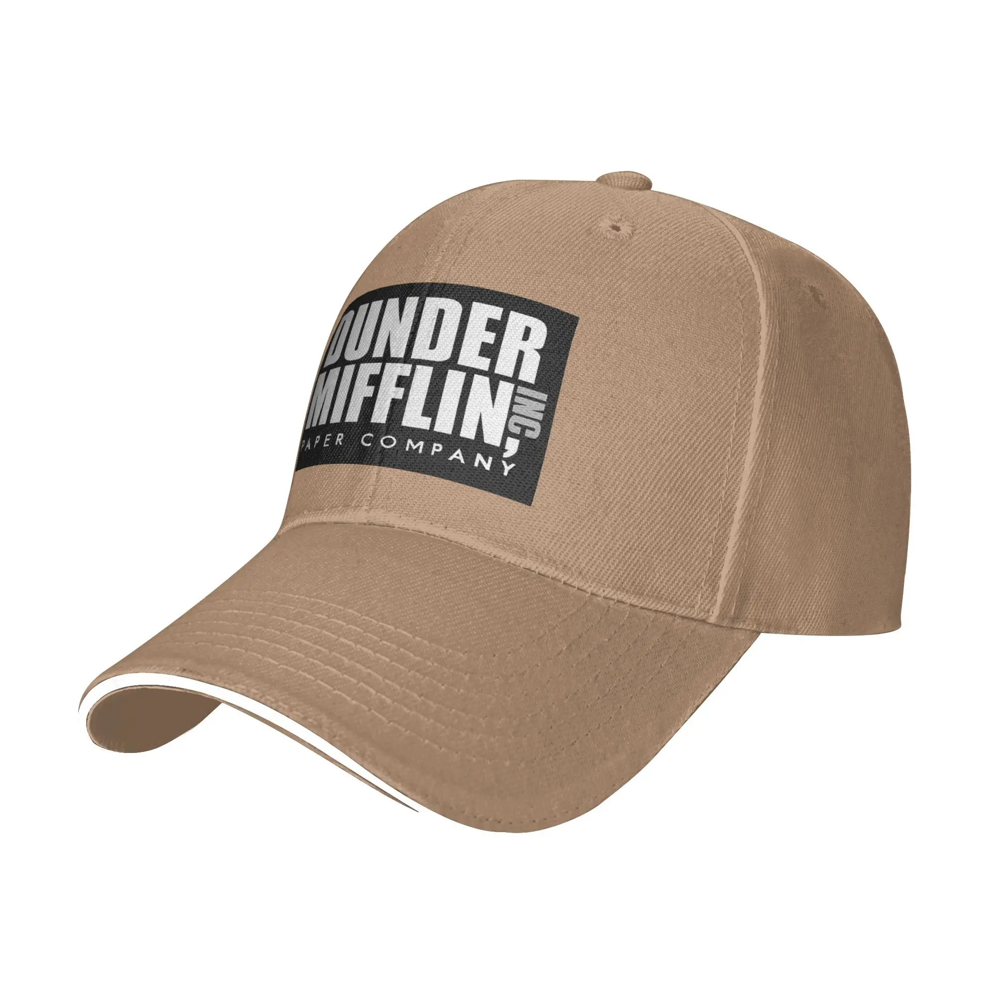Кепка с логотипом Dunder Mifflin, повседневные бейсболки, регулируемая кепка в стиле хип-хоп, летние бейсболки унисекс, многоцветные, с возможностью индивидуальной настройки (art.: 3920dc2164dc6) - 3920dc2164dc6