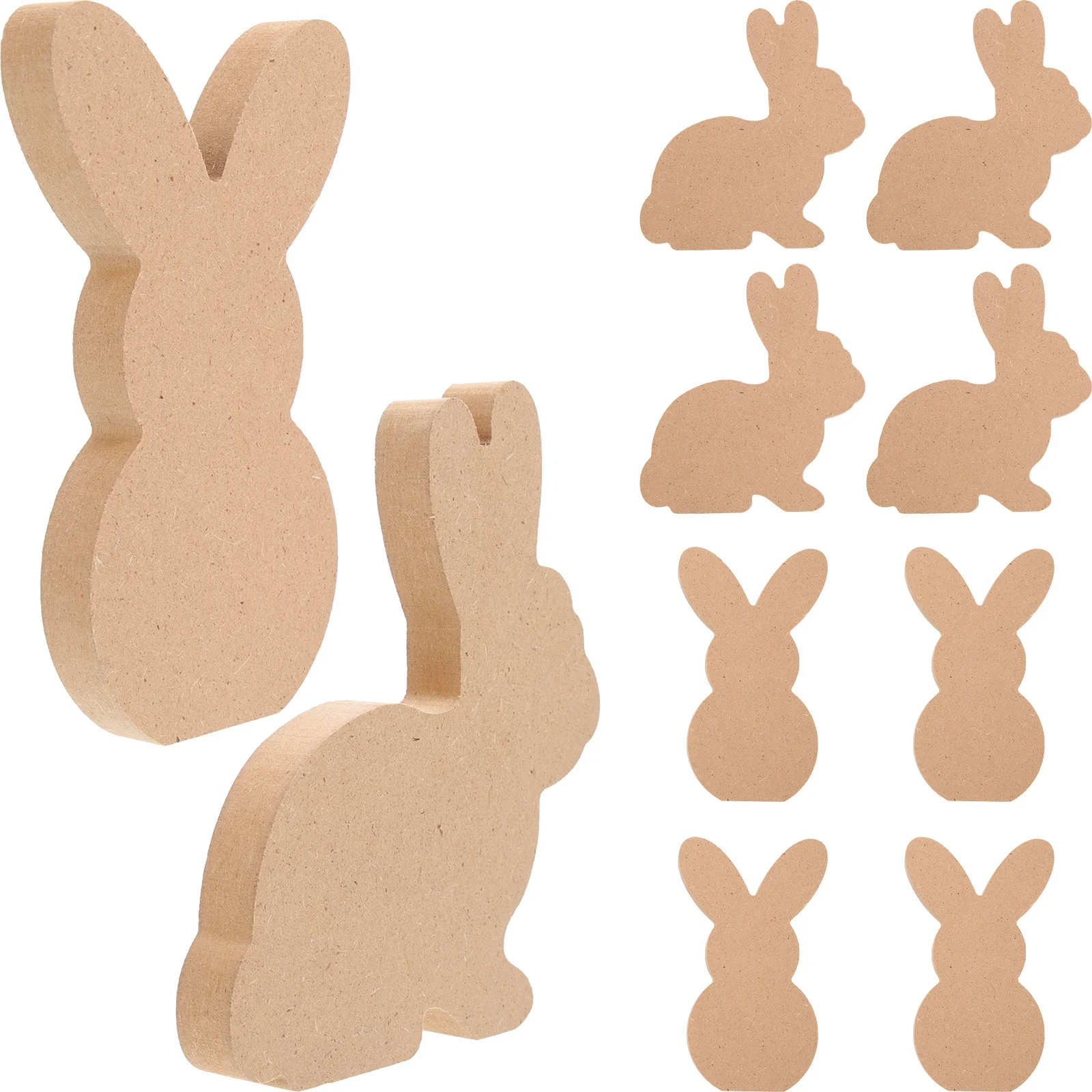 

Bunny Rabbit Easter Wood Wooden Signs Decoration Table Cutout Tabletop Sculpture Toy Standing Cute Animal Centerpiece Decorative