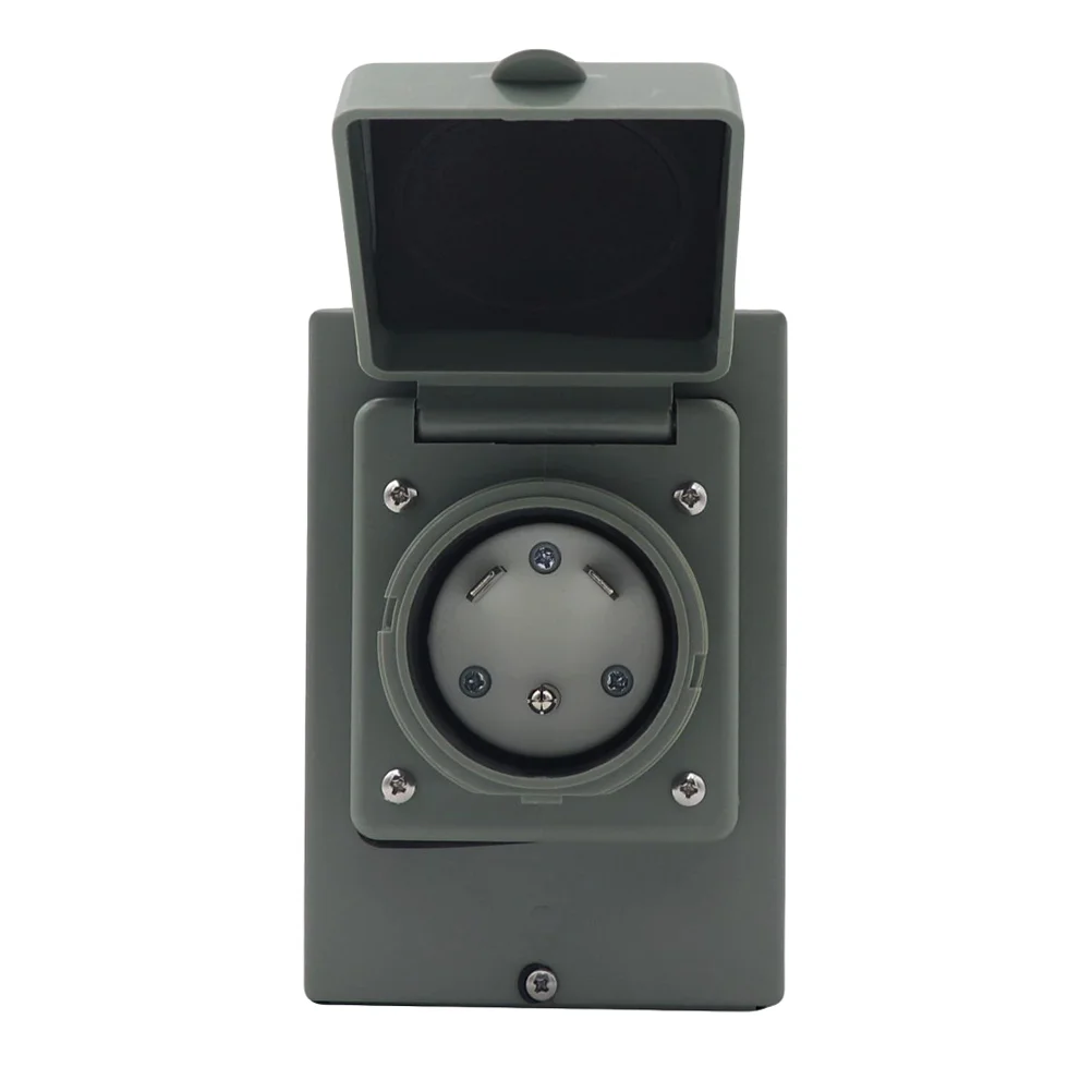 

Outdoor Weatherproof 30A Power Inlet Box Replacement Generator Cord Power Box