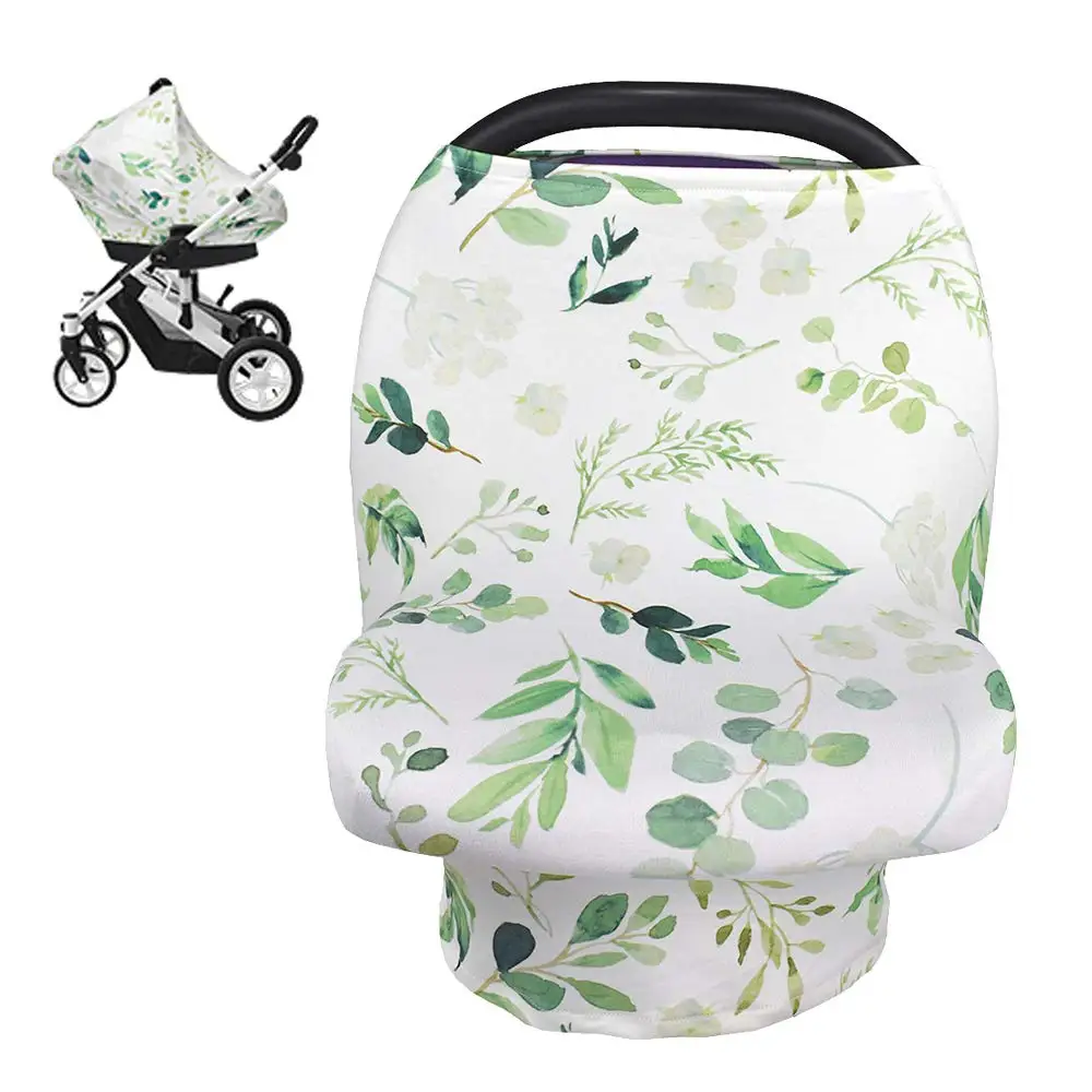

Nursing Cover for Breastfeeding Super Soft MultiUse Baby Car Seat Covers Canopy Shopping Cart Cover Scarf Blanket Stroller Cover