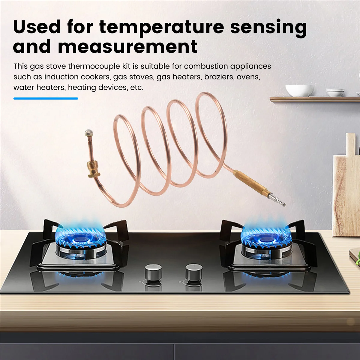 Универсальная термопара для газовой плиты с 5 гайками сменный адаптер термопары