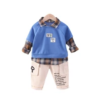 new spring autumn baby clothes suit children boys girls casual t shirt pants 2pcssets toddler fashion costume kids tracksuits
