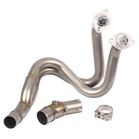 50 8mm motorcycle front link pipe full systems steel connect link for kawasaki ninja650 ninja z650 2017 2021 z650rs 2022
