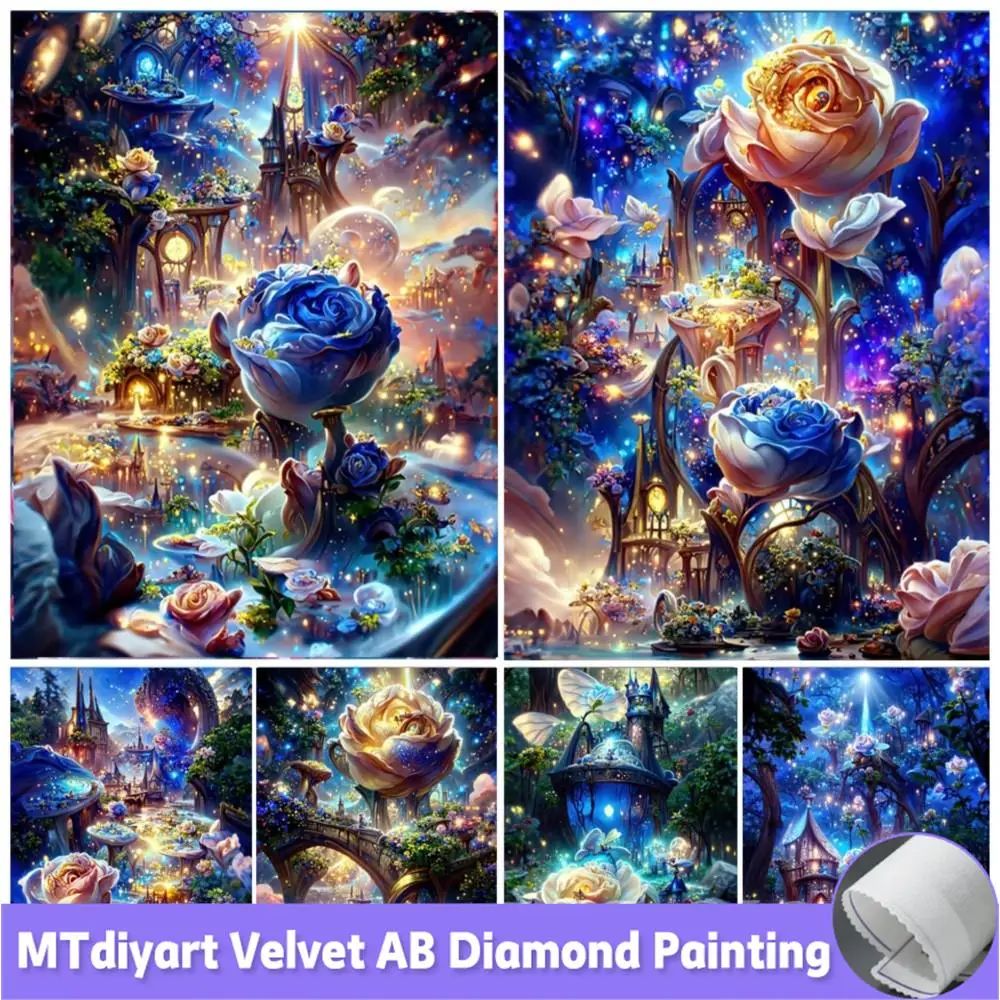 

Rose AB Diamond Painting Dream Forest Full 5D Diy Rhinestones Embroidery Mosaic Art Cross Stitch Kits Home Decor New Arrivals