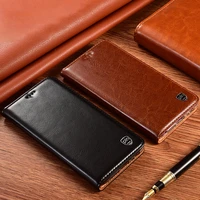 crazy horse genuine leather phone case for xiaomi mi 10 10i 10s 10t pro case 10t lite magnetic flip cover