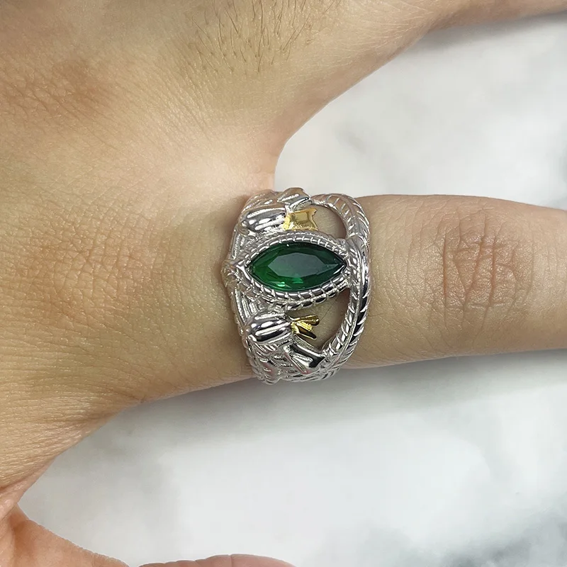 LOTR стерлингового серебра 925 пробы арагонское кольцо Баррахира обручальное