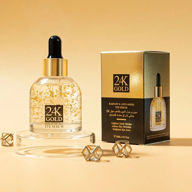 

Eye Serum 24K Snails Anti Aging Eye Cream Remove Dark Circles Firming Lifting Eye Bags Wrinkles Moisturizing Anti-Puffiness