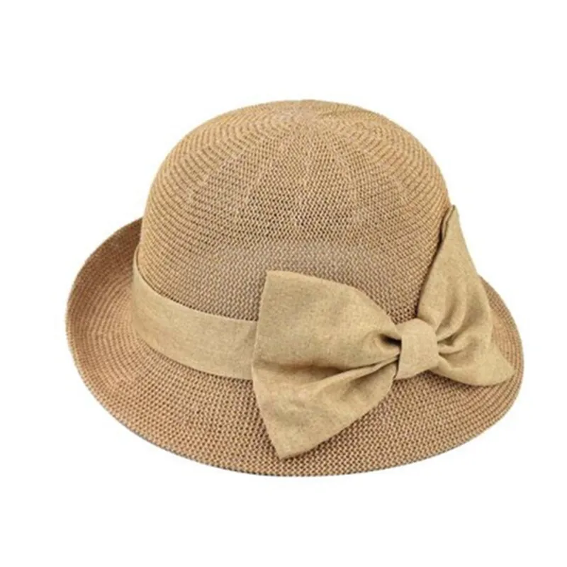 

Wide-brimmed Summer Straw Hat Stylish Casual Panama Beach Fedora Breathable Sun