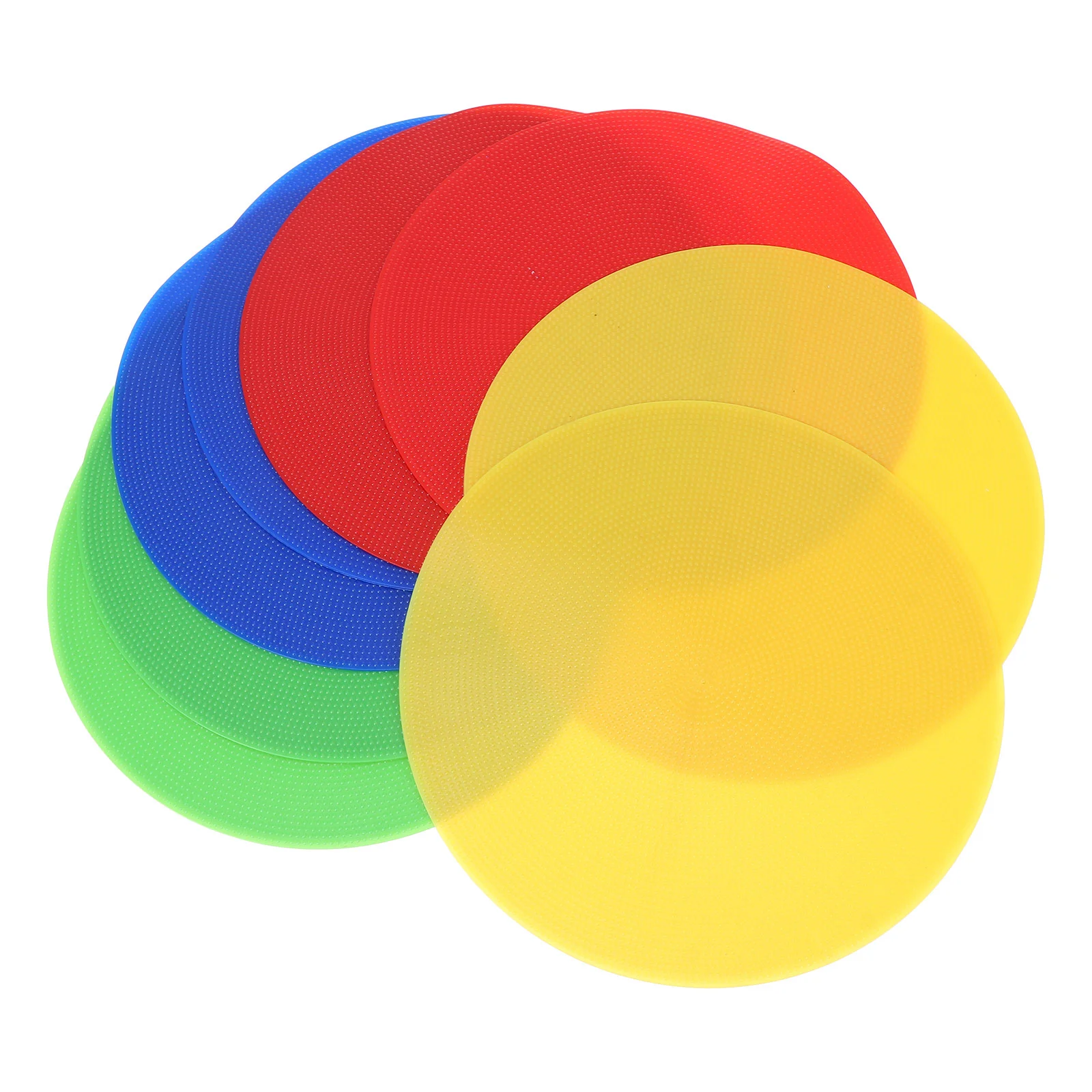 

8pcs Colorful Spot Markers Training Flat Field Cones for School Activities Exercise Drills Sports Training Soccer Football Kids
