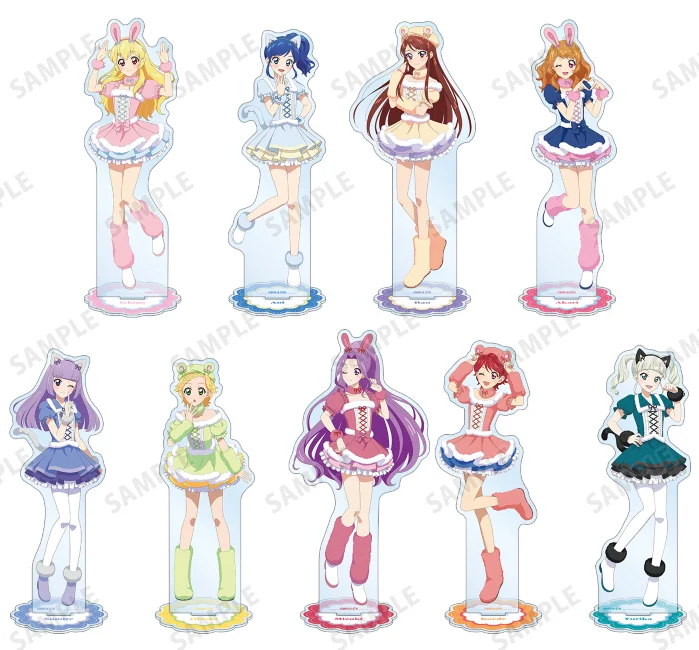 Аниме айкатсу! Kiriya Aoi Kanzaki Mizuki Todo Yurika акриловая фигурка подставка фигурка игрушки для детей 4927