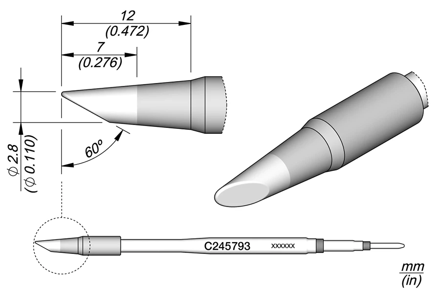 

Оригинальные паяльные жала JBC C245 C245-930