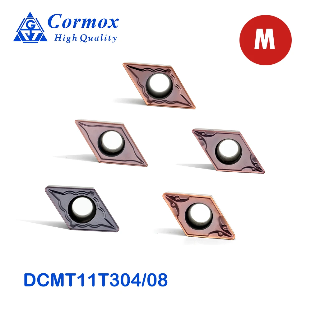 

DCMT11T304 MP DCMT11T308 TM Carbide Inserts High Quality Blade Cutting CNC Lathe Cutter Stainless steel Internal Turning Tool