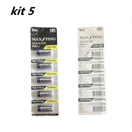 

Pilha Bateria 25mah / 27A / 12v Cartela Com 5 Unidades