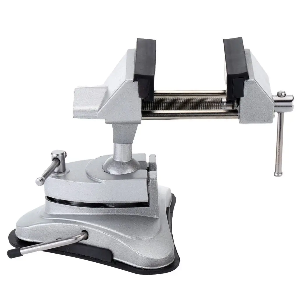 

Настольные тиски, вакуумные настольные тиски с поворотом на 360 градусов, универсальные регулируемые настольные Верстаки из алюминиевого сп...