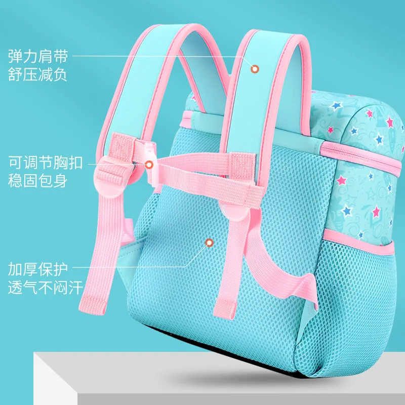 2022 Disney New Kindergarten Bag For Boys Girls Primary School Student Shoulder Orthopedic Backpack Kids Birthday Gifts Mochila