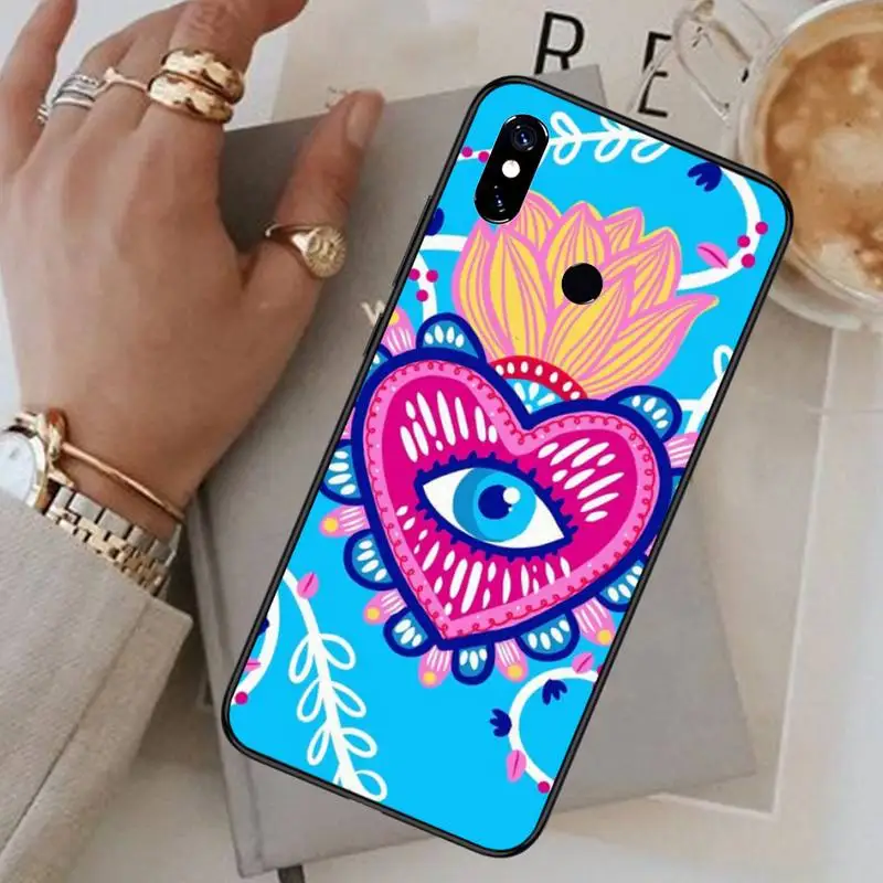 Чехол для телефона Lucky Eye Blue Evil Eyes Xiaomi Redmi note 12 11 7 8 9 10 E s i T X ultra X3 pro 5G 4G