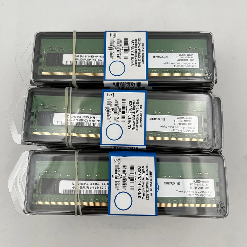 

SNPHTPJ7C/32G 32GB DDR4 3200MHz 2Rx8 3200AA RAM For DELL Server Memory Fast Ship High Quality