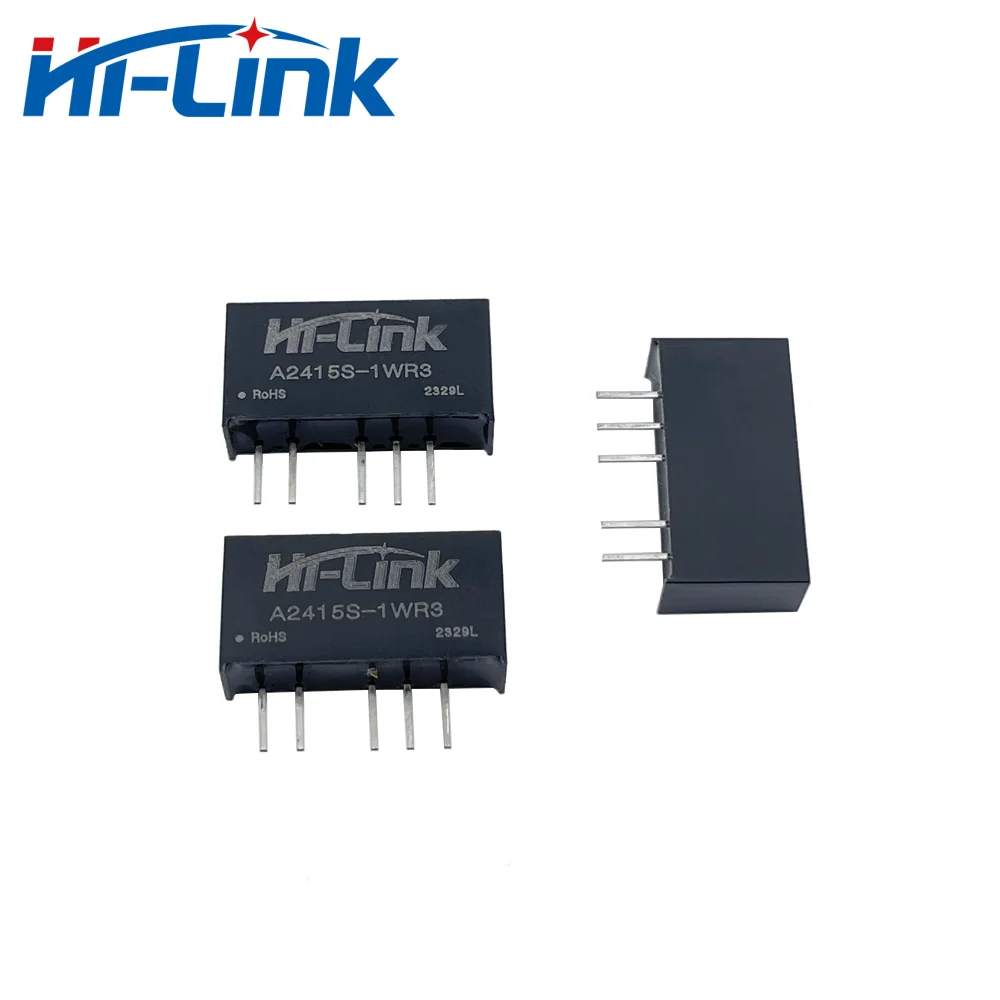 Фото Изолированный модуль питания Hilink A2405S-1WR3 A2412S-1WR3 с двойным выходом DCDC 24В на ±3.3В, ±5В, ±9В, ±12В, ±15В, ±24В, 1Вт №4