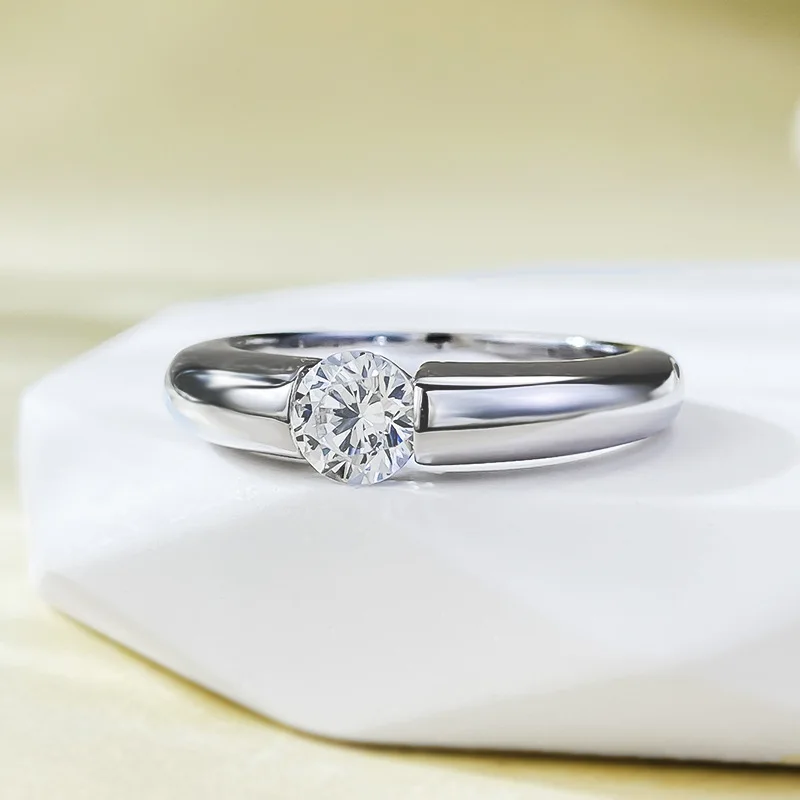 Кольцо Из Стерлингового Серебра S925 Для Женщин Европейско-американский Стиль