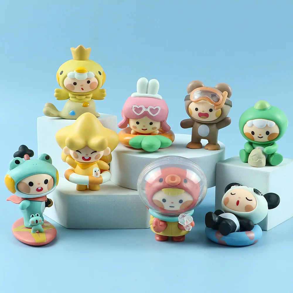 8 шт. Мини фигурки героев праздников мира настольные украшения