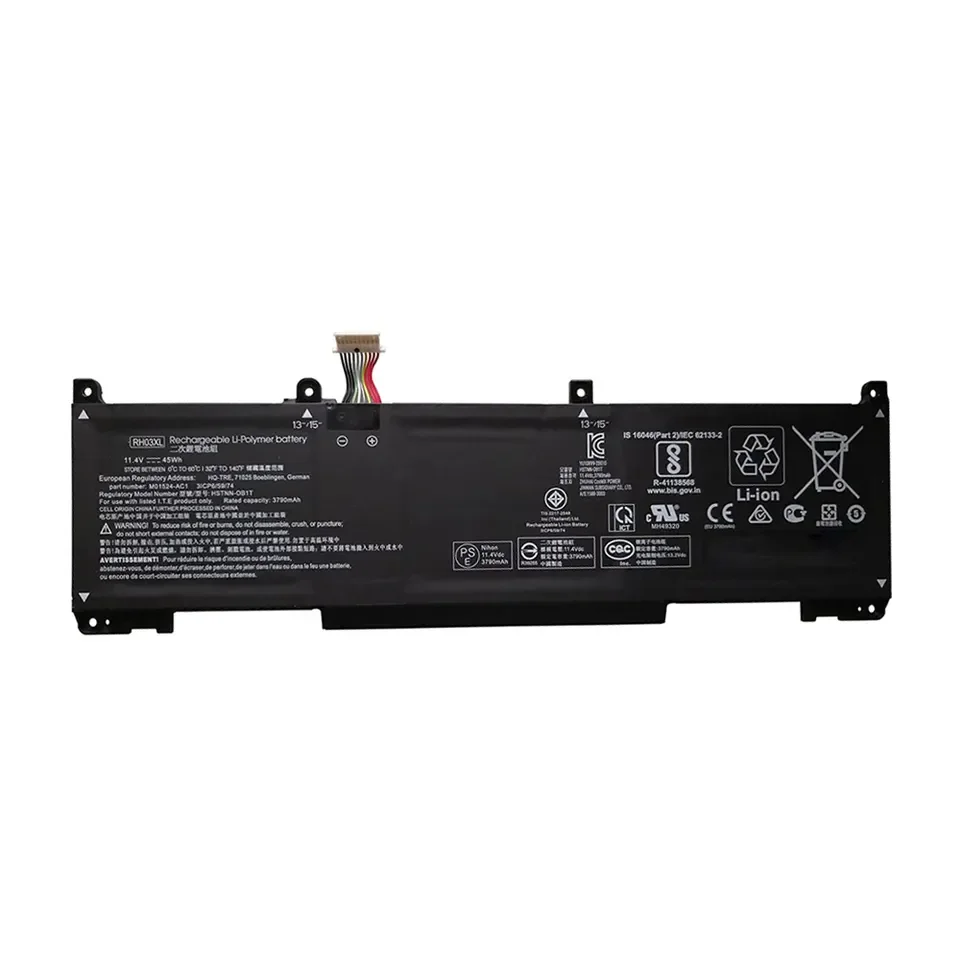 Фото Новый оригинальный аккумулятор для ноутбука RH03XL для HP ProBook 430 440 450 G8 630 640 G8 №1