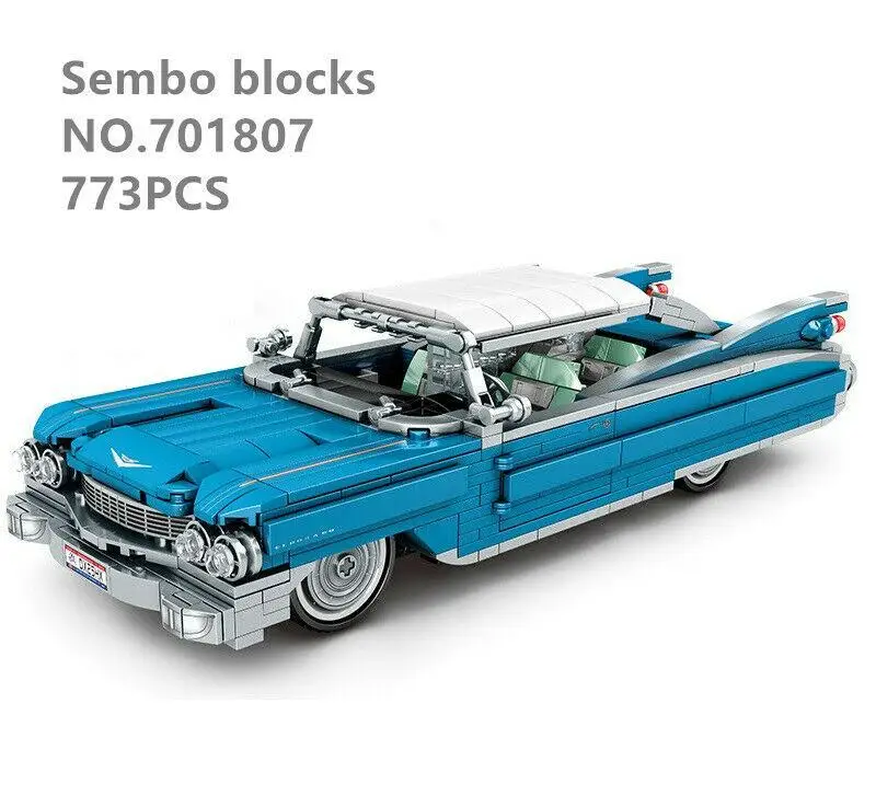 

773pcs Teens Kids Building Toys Blocks Boy DIY Bricks Puzzle Vintage Car Model Men Gift Sembo blocks 701807
