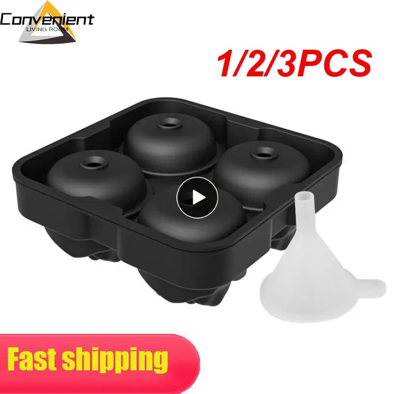 

1/2/3 шт., силиконовая форма для мороженого, 4 ячейки