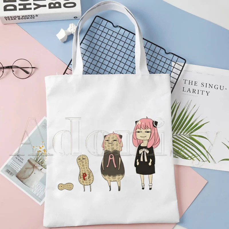 

SPYFAMILY Shopper Bags Shopping Bag SPY*FAMILY Tote Bag Shoulder Bag Canvas Bags Large Capacity College Handbag