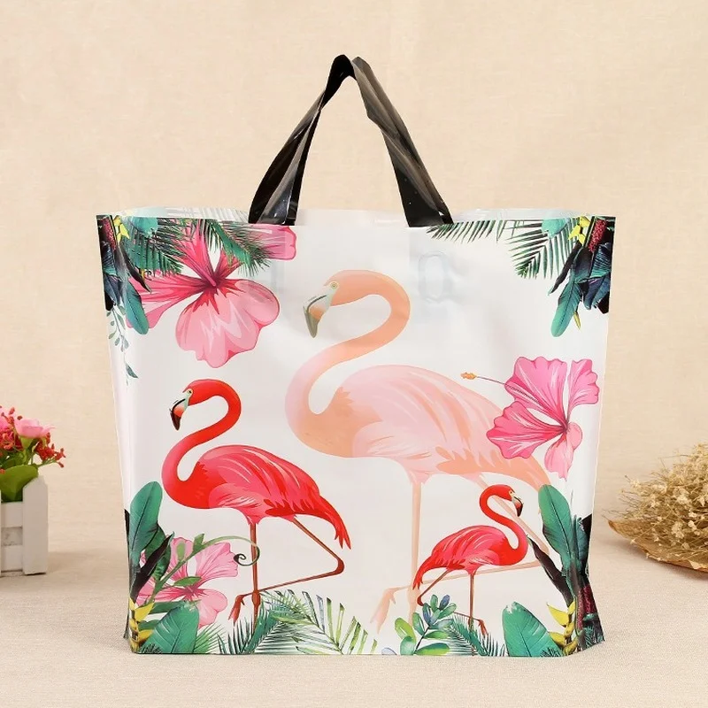 

50 шт. креативная цветная печать огненная птица одежда подарок универсальная сумка пластиковая сумка для детей конфеты на день рождения Сва...